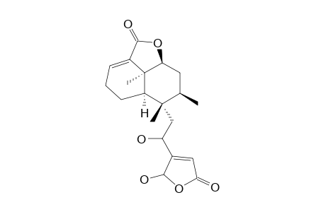 (-)-CIS-ClERODA-3,13-DIEN-12,16-DIHYDROXY-15,18-DIOIC-ACID-15,16:18,6-ALPHA-DIOLIDE