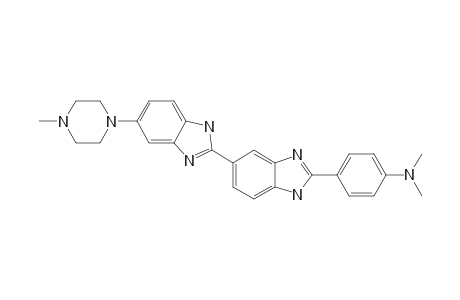 4-DIMETHYLAMINO-1-[5'-[5''-(4'''-METHYLPIPERAZIN-1'''-YL)-BENZIMIDAZOL-2''-YL]-BENZIMIDAZOL-2'-YL]-BENZENE