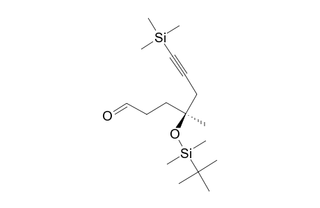 (4S)-4-(TERT.-BUTYL-DIMETHYL-SILANYLOXY)-4-METHYL-7-TRIMETHYLSILANYL-HEPT-6-YNAL