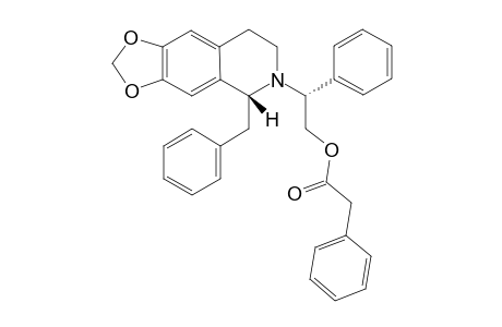 (1-S)-1-BENZYL-(R)-N-(1-PHENYL-2-PHENYLACETYLETHOXY)-6,7-METHYLENEDIOXY-1,2,3,4-TETRAHYDRO-ISOQUINOLINE;(1-R,R)-EPIMER