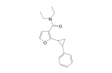 N,N-Diethyl-2-(2-phenylcyclopropyl)furan-3-carboxamide