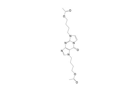 1,5-BIS-(4-ACETOXYBUTYL)-9-OXO-8,9-DIHYDRO-IMIDAZO-[1,2-A]-PURINE