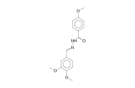 N'-[(E)-(3,4-Dimethoxyphenyl)methylidene]-4-methoxybenzohydrazide