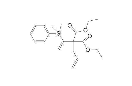 Diethyl allyl-[1-(dimethylphenylsilyl)vinyl]-methylmalonate