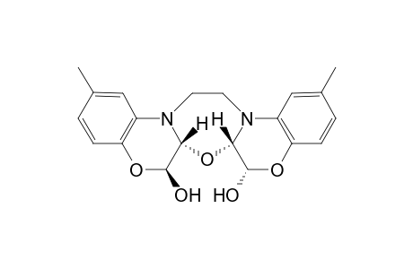 6,6a,7a,8,15,16-Hexahydro-2,12-dimethyl-[1,4]benzoxazino[4',3':6,7][1,3,6]oxadiazino[2,3-c][1,4]benzoxazine-6,8-diol