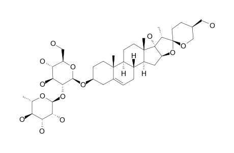 (25S)-27-HYDROXY-PENOGENIN-3-O-ALPHA-L-RHAMNOPYRANOSYL-(1->2)-O-BETA-D-GLUCOPYRANOSIDE