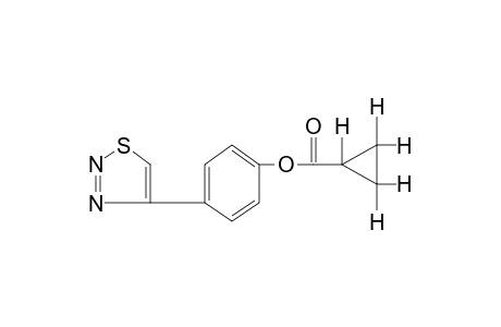 p-(1,2,3-thiadiazol-4-yl)phenol, cyclopropanecarboxylate