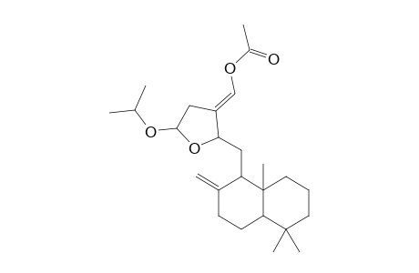 TURRAEANIN_A;[16-(E),12-S,15-R]-16-ACETOXY-12,15-EPOXY-15-ISOPROPOXY-ENT-LABDA-8-(17),13-(16)-DIENE