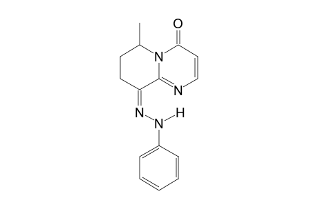 Z-6-METHYL-9-PHENYLHYDRAZONO-6,7,8,9-TETRAHYDRO-4H-PYRIDO-[1,2-A]-PYRIMIDINE-4-ONE