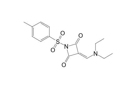 3-[(diethylamino)methylene]-1-[(4-methylphenyl)sulfonyl]-2,4-azetidinedione