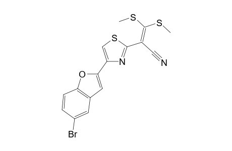 2-(4-(5-Bromobenzofuran-2-yl)thiazol-2-yl)-3,3-bis(methylthio) acrylonitrile