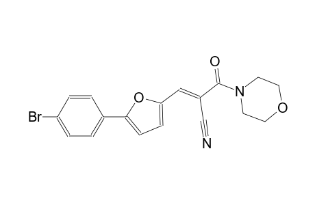 (2E)-3-[5-(4-bromophenyl)-2-furyl]-2-(4-morpholinylcarbonyl)-2-propenenitrile