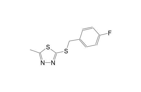 4-Fluorobenzyl 5-methyl-1,3,4-thiadiazol-2-yl sulfide