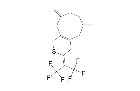 6,9-BIS-(METHYLENE)-3-(HEXAFLUOROISOPROPYLIDENE)-3,4,5,6,7,8,9,10-OCTAHYDRO-1H-CYCLOOCTA-[C]-THIOPYRANE