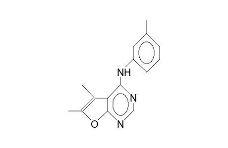 5,6-Dimethyl-N-(3-tolyl)-furo(2,3-)dipyrimidin-4-amine