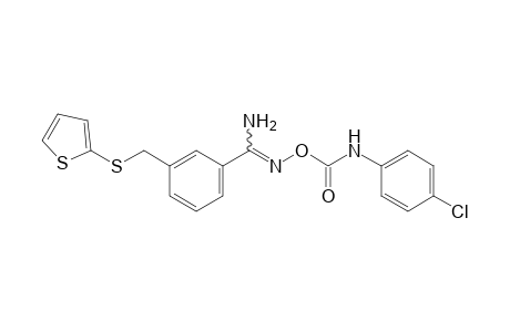 O-[(p-chlorophenyl)carbamoyl]-alpha-[(2-thienyl)thio]-m-toluamidoxime