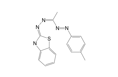 1-(4-METHYLPHENYL)-3-METHYL-5-(2-BENZOTHIAZOLYL)-FORMAZAN