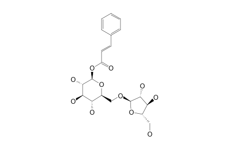 1-O-TRANS-CINNAMOYL-ALPHA-L-ARABINOFURANOSYL-(1->6)-BETA-D-GLUCOPYRANOSE