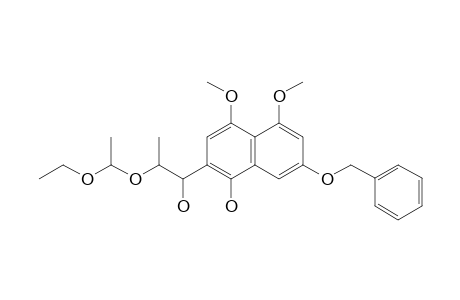 (1R,2R,1''RS)-1-(7'-BENZYLOXY-1'-HYDROXY-4',5'-DIMETHOXY-2'-NAPHTHYL)-2-(1''-ETHOXYETHOXY)-PROPAN-1-OL