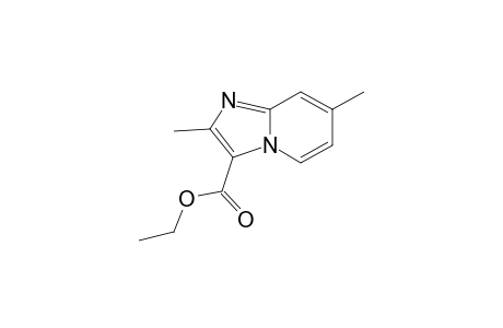 2,7-DIMETHYLIMIDAZO[1,2-a]PYRIDINE-3-CARBOXYLIC ACID, ETHYL ESTER