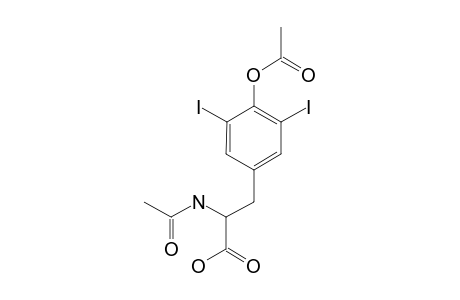 N-acetyl-3,5-diiodo-L-tyrosine, acetate(ester)