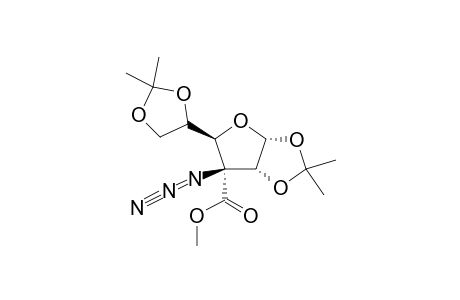 (3S)-3-C-AZIDO-3-DEOXY-1,2:5,6-DI-O-ISOPROPYLIDENE-3-C-METHOXYCARBONYL-ALPHA-D-RIBOHEXOSE