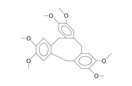 10,15-Dihydro-2,3,7,8,12,13-hexamethoxy-5H-tribenzo-[a,d,g]-cyclononene