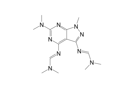 6-Dimethylamino-3,4-bis[(dimethylamino)azomethino]-1-methylpyrazolo[3,4-d]pyrimidine