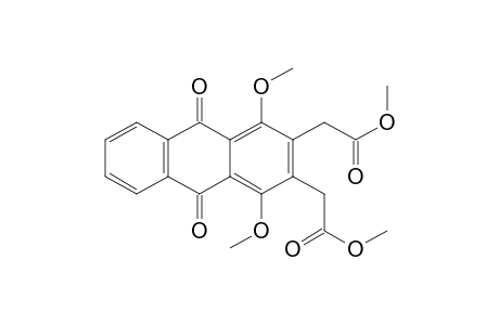 Dimethyl 1,4-dimethoxy-9,10-dioxo-9,10-dihydroanthracene-2,3-diacetate