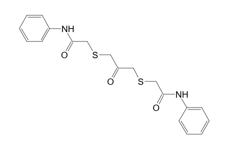 acetamide, 2-[[2-oxo-3-[[2-oxo-2-(phenylamino)ethyl]thio]propyl]thio]-N-phenyl-