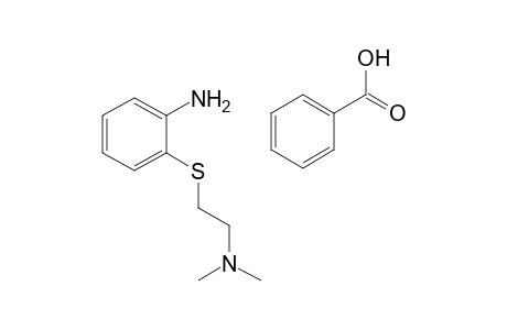 o-{[2-(DIMETHYLAMINO)ETHYL]THIO}ANILINE, BENZOATE