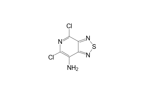 7-amino-4,6-dichloro[1,2,5]thiadiazolo[3,4-c]pyridine