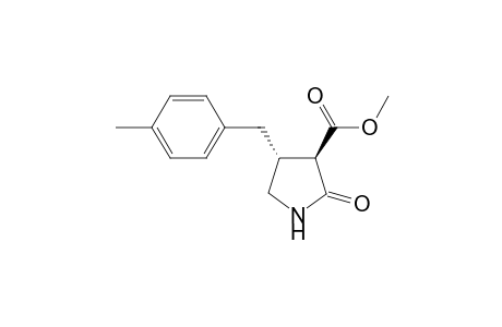 Methyl (3RS,4RS)-4-(4-methylbenzyl)-2-oxopyrrolidine-3-carboxylate