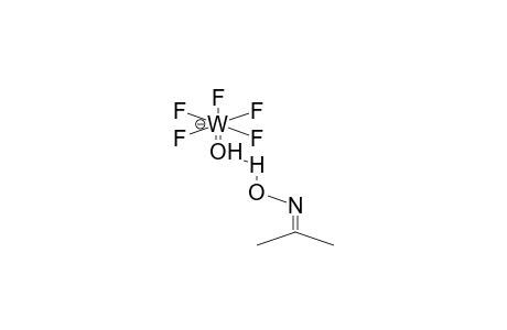 PENTAFLUOROOXOTUNGSTENATE ANION-ACETOXIME COMPLEX