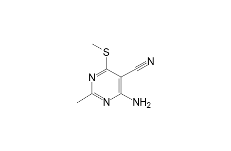 4-Amino-2-methyl-6-(methylthio)-5-pyrimidinecarbonitrile