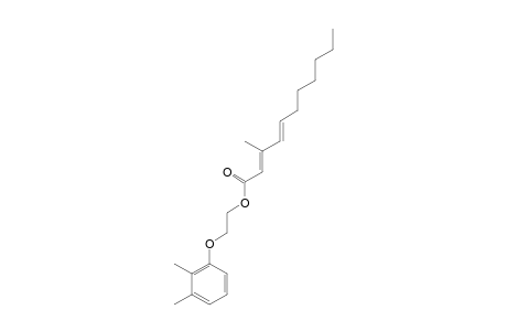 2-(2,3-DIMETHYLPHENOXY)-ETHYL_3-METHYL-2-XI,4E-UNDECADIENOATE