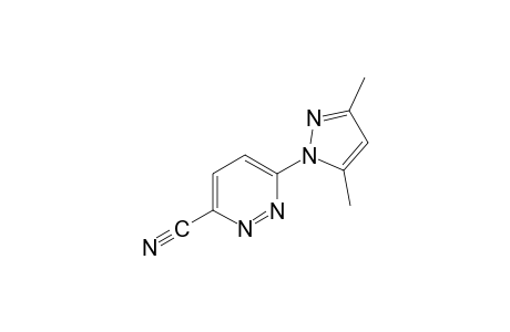 6-(3,5-dimethylpyrazol-1-yl) -3-pyridazinecarbonitrile