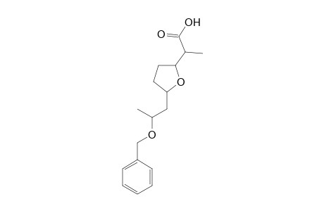 2-(5-[2-(Benzyloxy)propyl]tetrahydro-2-furanyl)propanoic acid