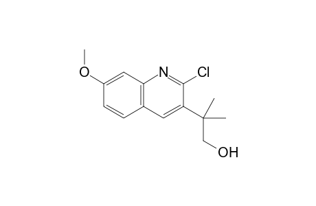 2-(2-Chloro-7-methoxyquinolin-3-yl)-2-methylpropan-1-ol