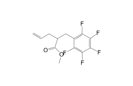 Methyl 2-[(pentafluorophenyl)methyl]-4-pentenoate