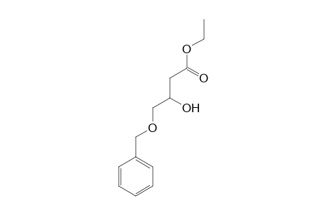 Butanoic acid, 3-hydroxy-4-(benzyloxy)-, ethyl ester