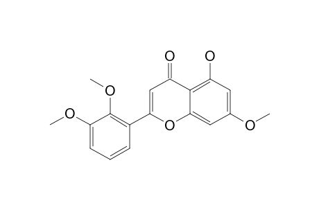 5-HYDROXY-7,2',3'-TRIMETHOXYFLAVONE