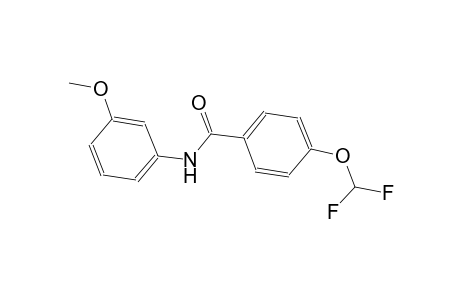 4-(difluoromethoxy)-N-(3-methoxyphenyl)benzamide