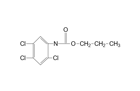 2,4,5-trichlorocarbanilic acid, propyl ester