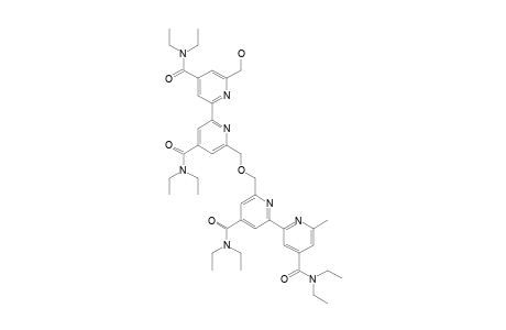 N,N',N'',N''',N''''-OCTAETHYL-6'-(HYDROXYMETHYL)-6'''-METHYL-6,6''-[OXY-BIS-(METHYLENE)]-BIS-[2,2'-BIPYRIDINE]-4,4',4'',4'''-TETRACARBOXAMIDE