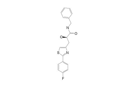 N-(3-(2-(4-FLUOROPHENYL)-1,3-THIAZOL-4-YL)-(S)-LACTOYL)-BENZYLAMINE