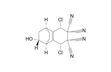 1,4-Ethanonaphthalene-6,6,7,7-tetracarbonitrile, 5,8-dichloro-1,2,3,4,5,8-hexahydro-2-hydroxy-, (1.alpha.,2.beta.,4.alpha.,5.alpha.,8.alpha.)-