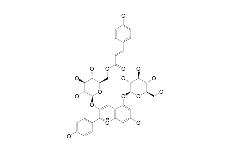 PELARGONIDIN_3-O-(6-O-TRANS-PARA-COUMARYL-BETA-D-GLUCOSIDE)-5-O-BETA-D-GLUCOSIDE