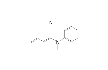 2-(N-Methylanilino)penta-2,4-di-enenitrile