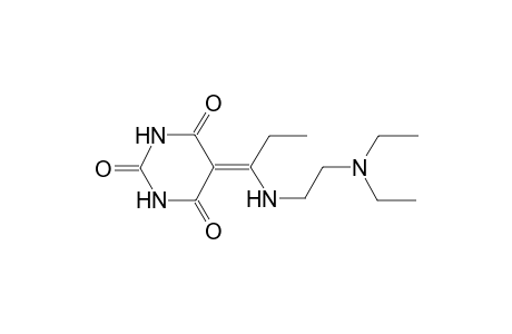 5-(1-([2-(Diethylamino)ethyl]amino)propylidene)-2,4,6(1H,3H,5H)-pyrimidinetrione